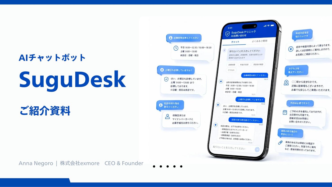 SuguDesk サービス資料 1ページ目